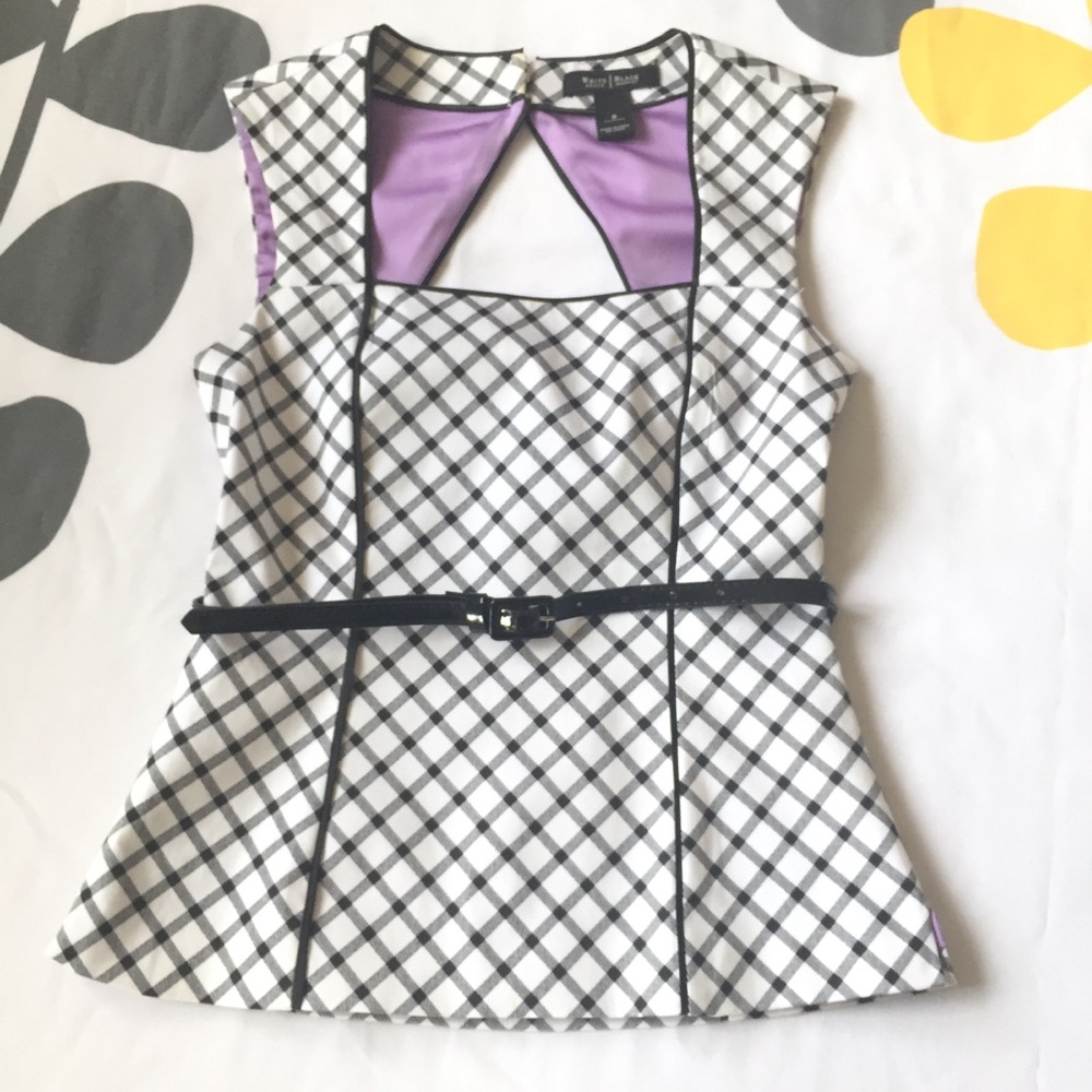 WH | BM Tank Top Belt Abstract